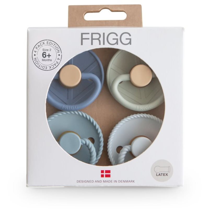 FRIGG 4 Pack Edition Size 2:6-18 months биберон Skyline Serenity - За деца - Сравни цени от 1 магазин с безплатна доставка