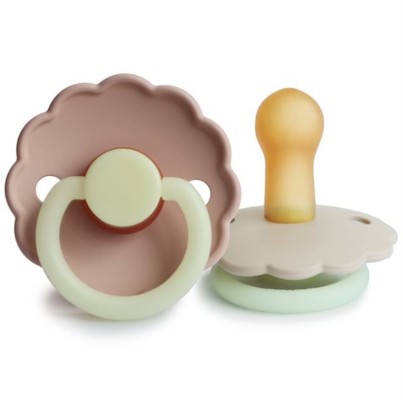 FRIGG Daisy Size 2:6-18 months биберон Blush night/Cream night - За деца - Сравни цени от 1 магазин с безплатна доставка