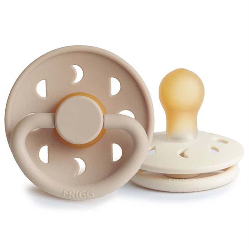 FRIGG Moon Phase Size 1:0-6 months биберон Cream/Croissant - За деца - Сравни цени от 1 магазин с безплатна доставка