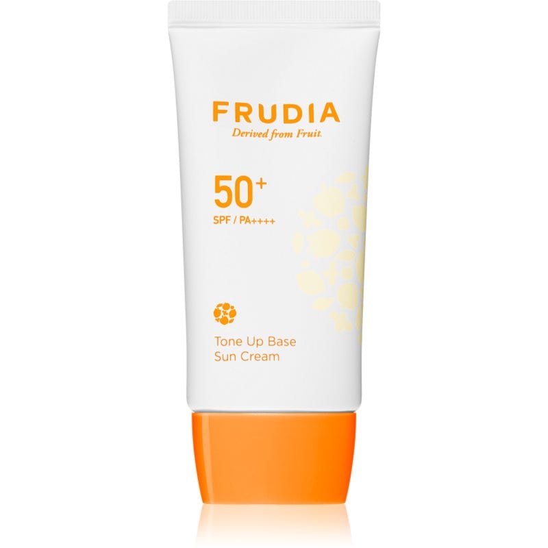 Frudia Sun Tone Up Base слънцезащитен озаряващ крем SPF 50+