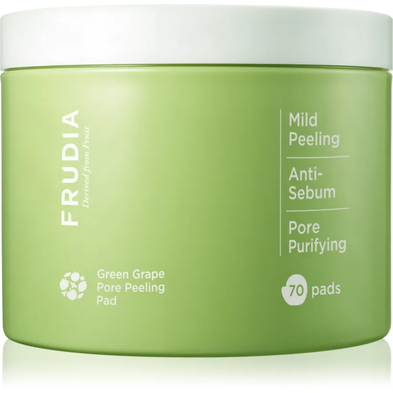 Frudia Green Grape ексфолиращи тампони за лице против мазна кожа и разширени пори