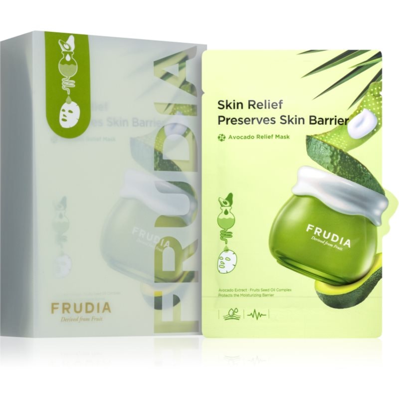 Frudia Avocado хидратираща платнена маска с успокояващ ефект 10x - Грижа за лице - Сравни цени от 1 магазин с безплатна доставка