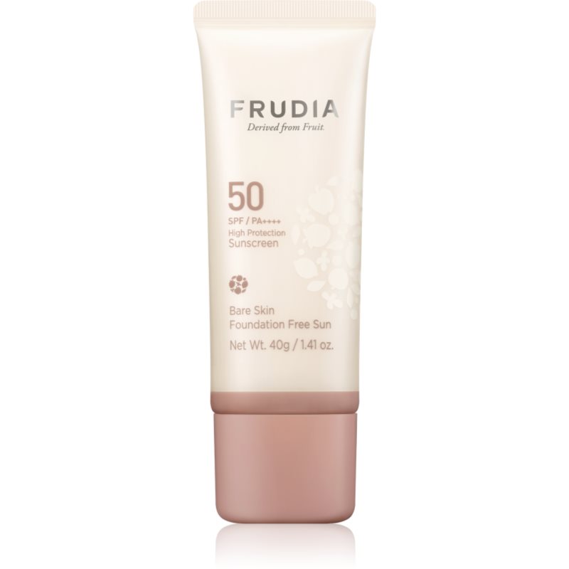 Frudia Sun Bare Skin Foundation минерален защитен флуид за лице да уеднакви цвета на кожата SPF 50 - Грижа за тяло - Сравни цени от 1 магазин с безплатна доставка