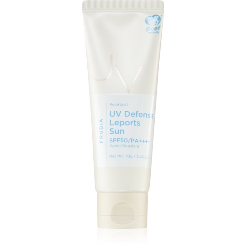 Frudia Frudia Re:proust UV Defense хидратиращ защитен крем за чувствителна кожа на лицето SPF 50+ - Унисекс парфюм 70мл - Сравни цени от 1 магазин с безплатна доставка