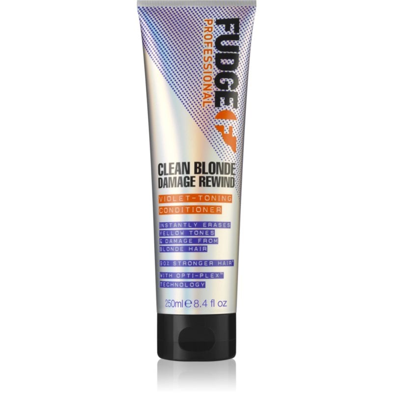Fudge Clean Blonde Damage Rewind тониращ балсам за руса коса