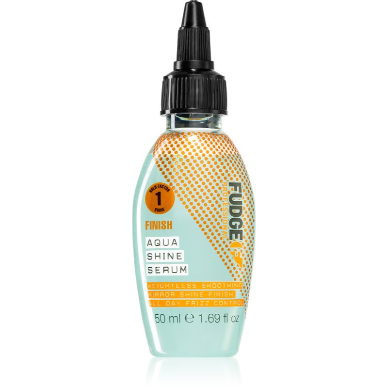 Fudge Finish Aqua Shine Serum изглаждащ серум за блясък и мекота на косата - Грижа за коса - Сравни цени от 1 магазин с безплатна доставка