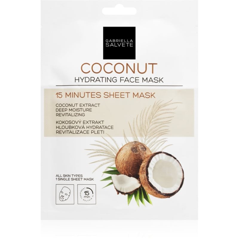 Gabriella Salvete Face Mask Coconut хидратираща платнена маска