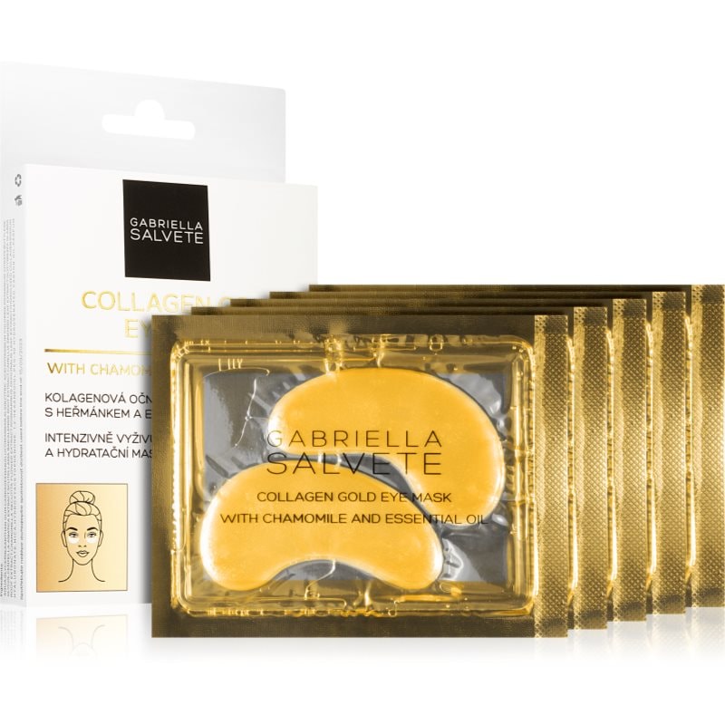 Gabriella Salvete Gabriella Salvete Eye Mask Collagen Gold околоочна маска против отоци и тъмни кръгове с колаген - Унисекс парфюм 5мл - Сравни цени от 1 магазин с безплатна доставка