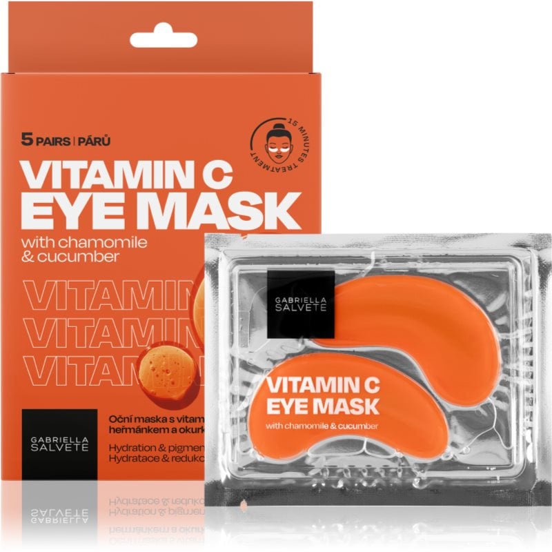 Gabriella Salvete Eye Mask Vitamin C маска за очи за освежаване и хидратация