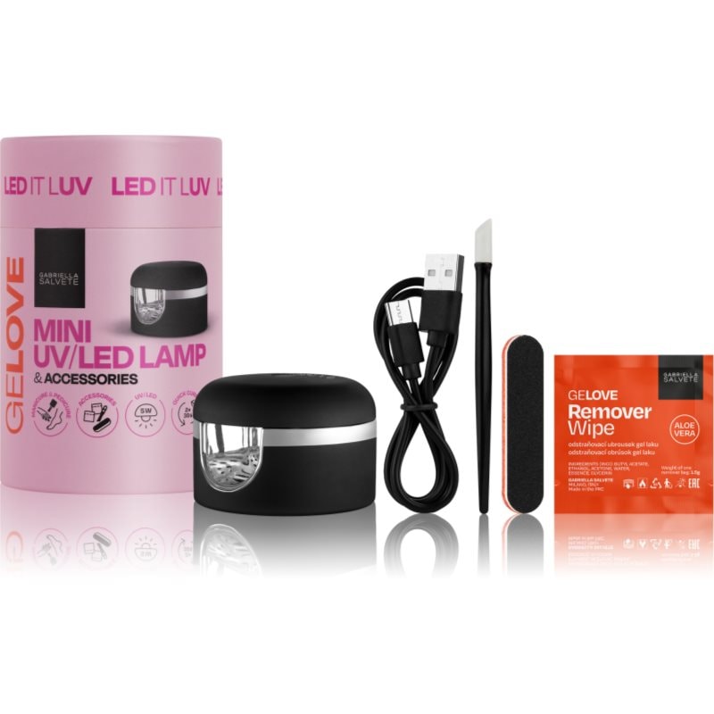 Gabriella Salvete GeLove Mini UV/LED Lamp & Accessories комплект за перфектен маникюр - Електроуред - Сравни цени от 1 магазин с безплатна доставка