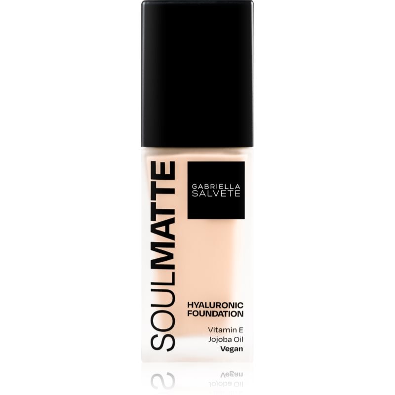Gabriella Salvete SoulMatte Hyaluronic Foundation дълготраен фон дьо тен с матиращ ефект - Грим - Сравни цени от 1 магазин с безплатна доставка