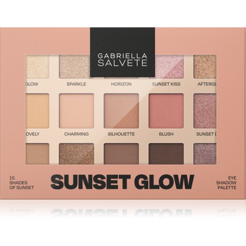 Gabriella Salvete Sunset Glow 15 Shades of Sunset палитра сенки за очи - Грим - Сравни цени от 1 магазин с безплатна доставка