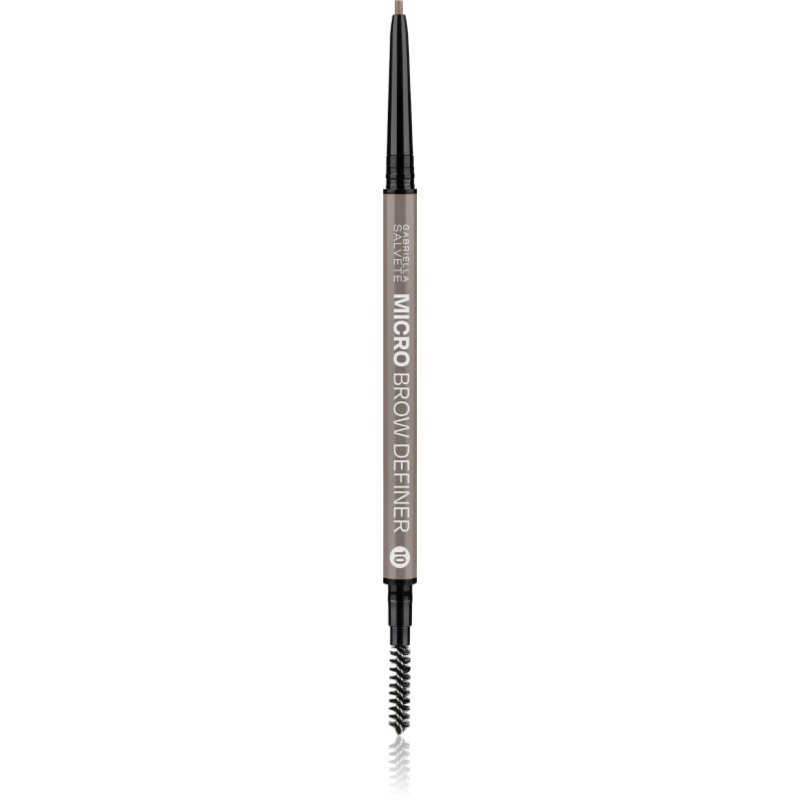 Gabriella Salvete Micro Brow Definer прецизен молив за вежди с четка цвят 10 0.08 гр. - Грим - Сравни цени от 1 магазин с безплатна доставка
