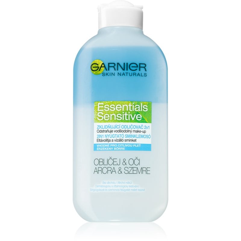 Garnier Essentials Sensitive лосион за почистване на фон дьо тен за чувствителна кожа на лицето