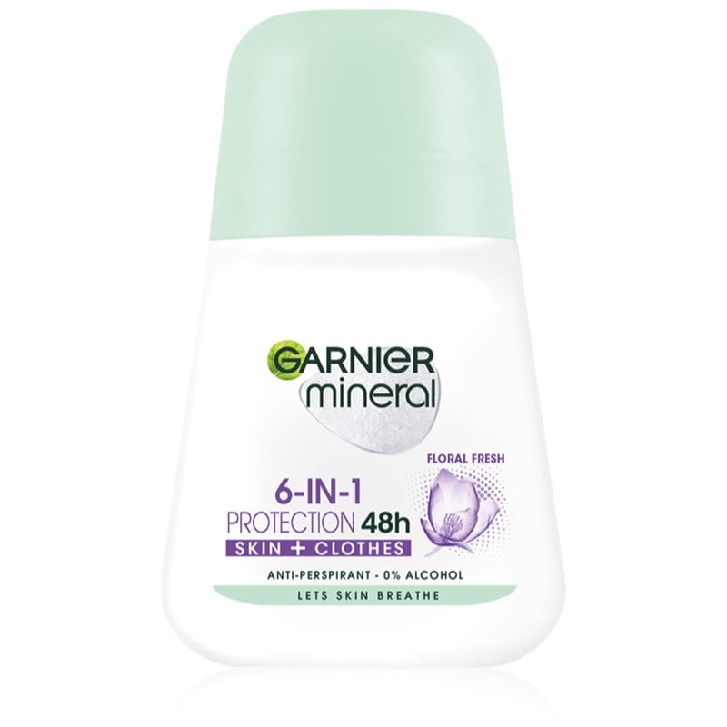 Garnier Mineral 5 Protection рол- он против изпотяване 48 часа (Floral Fresh)