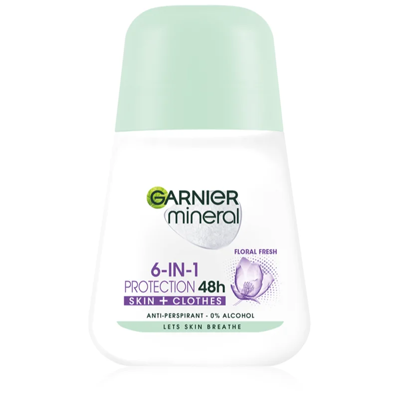 Garnier Mineral 5 Protection рол- он против изпотяване 48 часа (Floral Fresh)