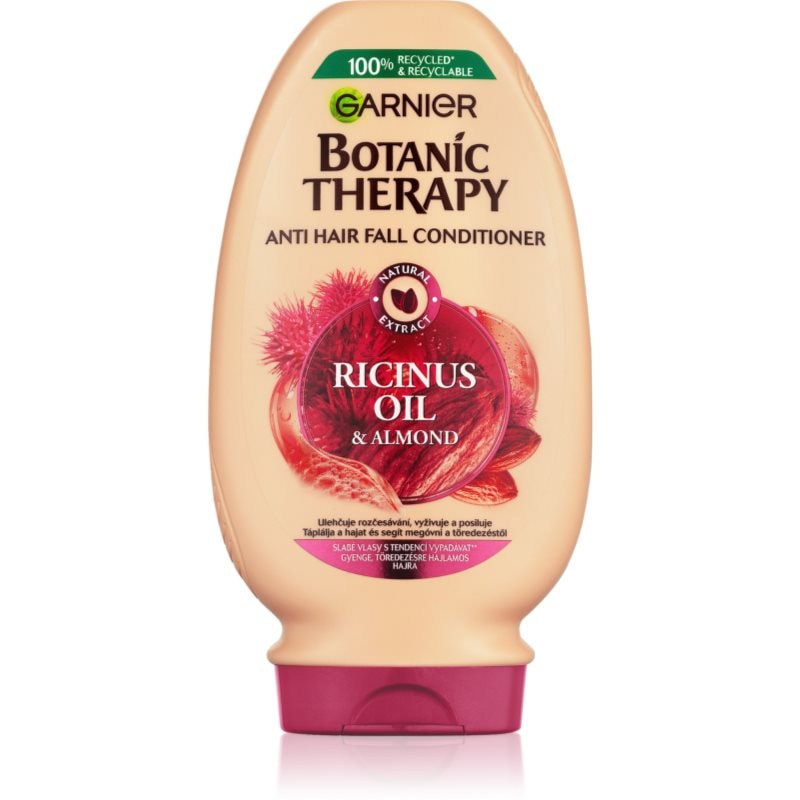 Garnier Garnier Botanic Therapy Ricinus Oil подсливащ балсам за слаба, склонна към оредяване коса - Унисекс парфюм 200мл - Сравни цени от 1 магазин с безплатна доставка
