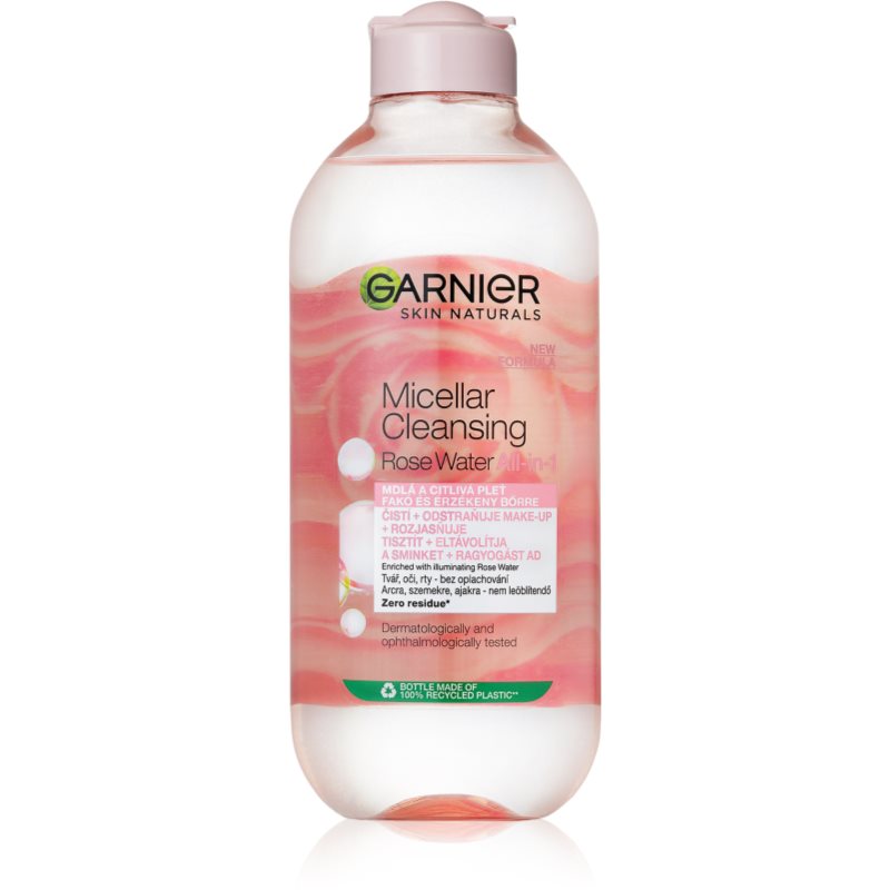 Garnier Garnier Skin Naturals мицеларна вода с розова вода - Унисекс парфюм 1мл - Сравни цени от 1 магазин с безплатна доставка
