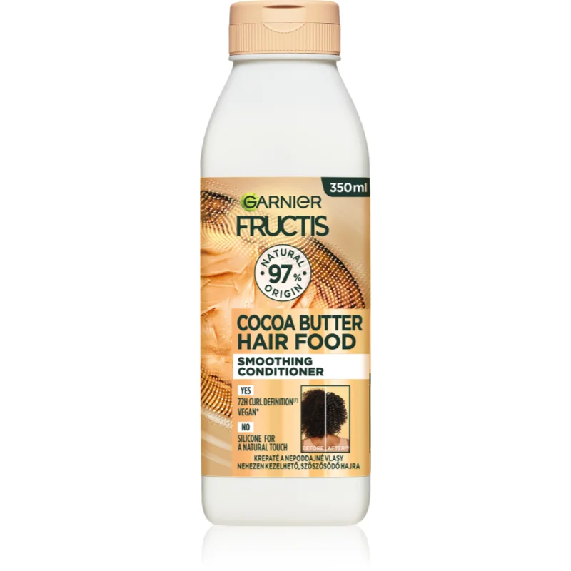 Garnier Fructis Cocoa Butter Hair Food изглаждащ балсам за непокорна коса - Грижа за коса - Сравни цени от 1 магазин с безплатна доставка