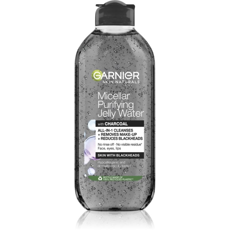 Garnier Skin Naturals Pure Charcoal почистваща мицеларна вода с гел текстура