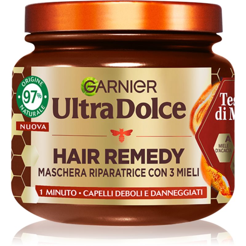 Garnier Garnier Ultra Doux Honey Treasures регенерираща маска за увредена коса - Унисекс парфюм 340мл - Сравни цени от 1 магазин с безплатна доставка
