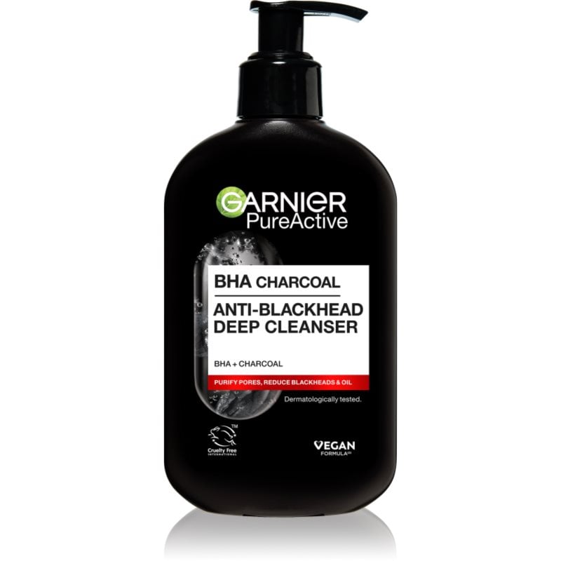 Garnier Pure Active Charcoal почистващ гел против черни точки