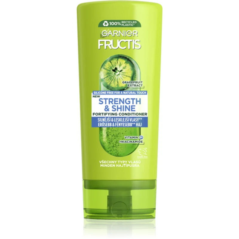 Garnier Fructis Strength & Shine подсилващ балсам за подсилване и блясък на косата - Грижа за коса - Сравни цени от 1 магазин с безплатна доставка