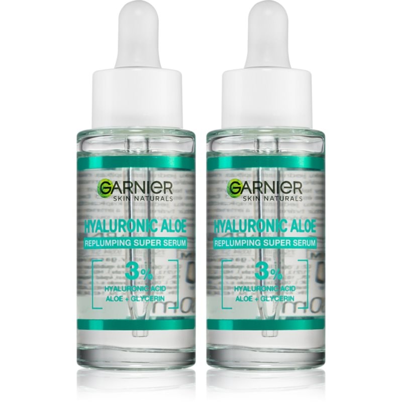 Garnier Skin Naturals Hyaluronic Aloe Replumping Serum хидратиращ серум с хиалуронова киселина - Грижа за лице - Сравни цени от 1 магазин с безплатна доставка