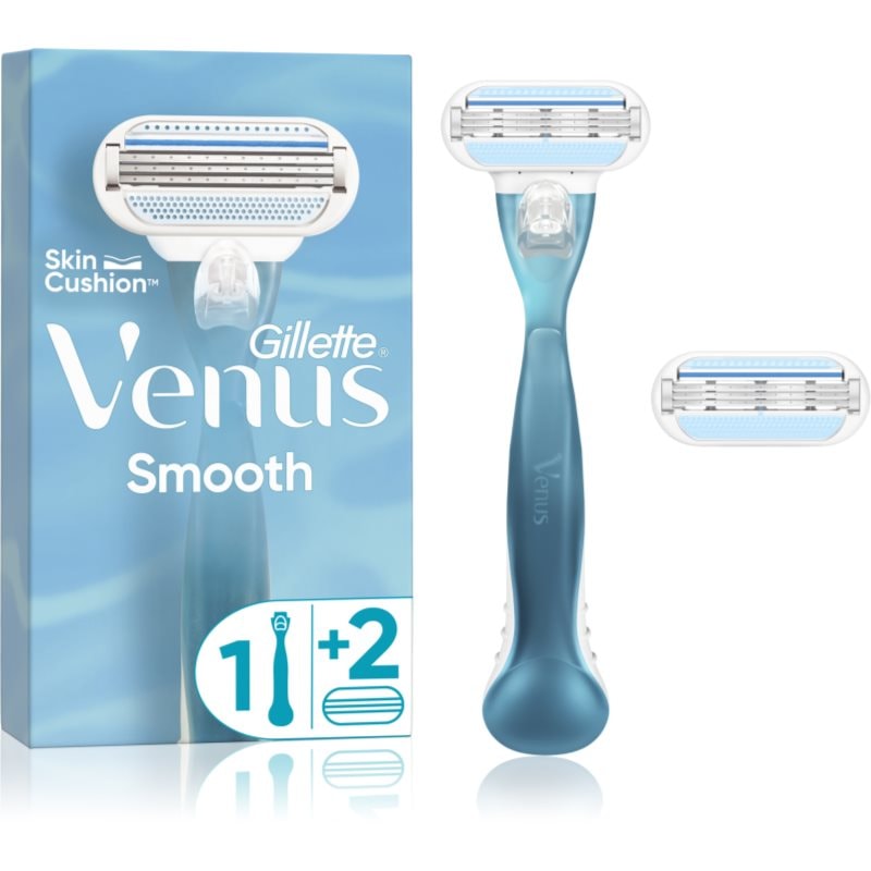 Gillette Venus Smooth самобръсначка +2 резервни глави - Грижа за тяло - Сравни цени от 1 магазин с безплатна доставка