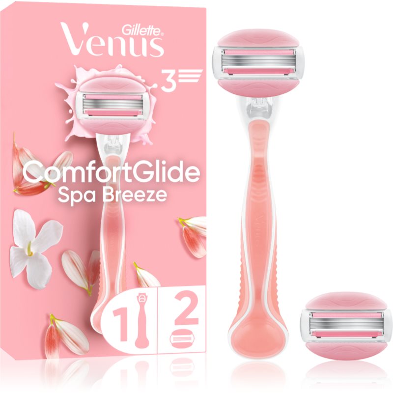 Gillette Venus ComfortGlide Spa Breeze самобръсначка + 2 резервни глави - Електроуред - Сравни цени от 1 магазин с безплатна доставка