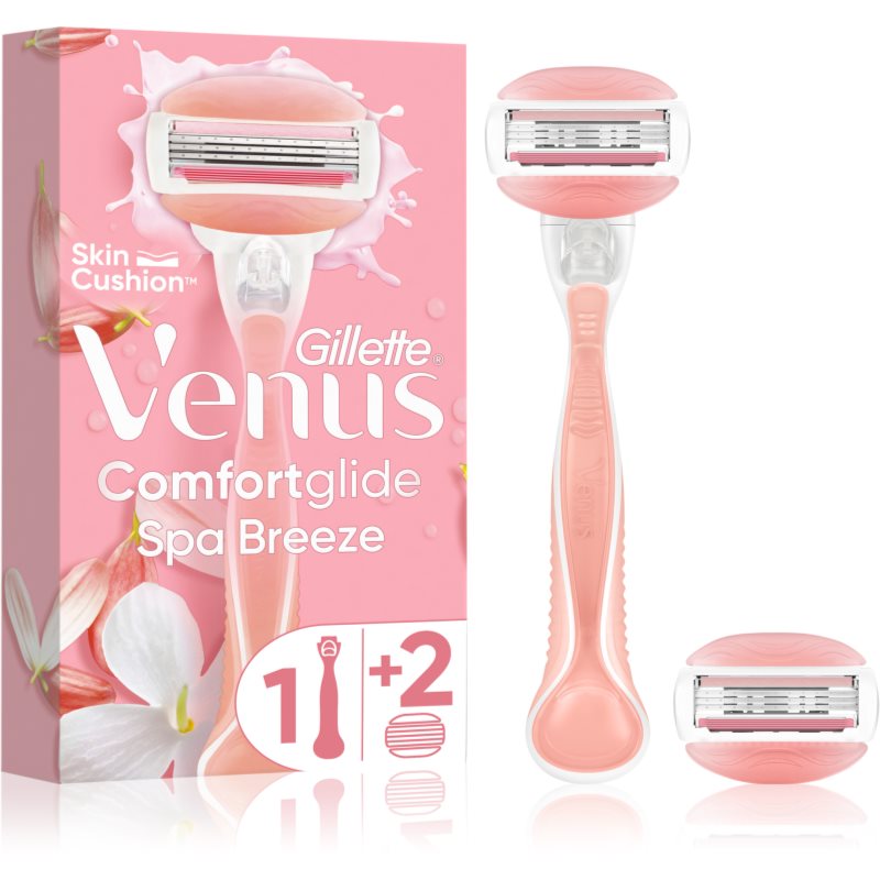Gillette Venus ComfortGlide Spa Breeze самобръсначка + 2 резервни глави - Електроуред - Сравни цени от 1 магазин с безплатна доставка