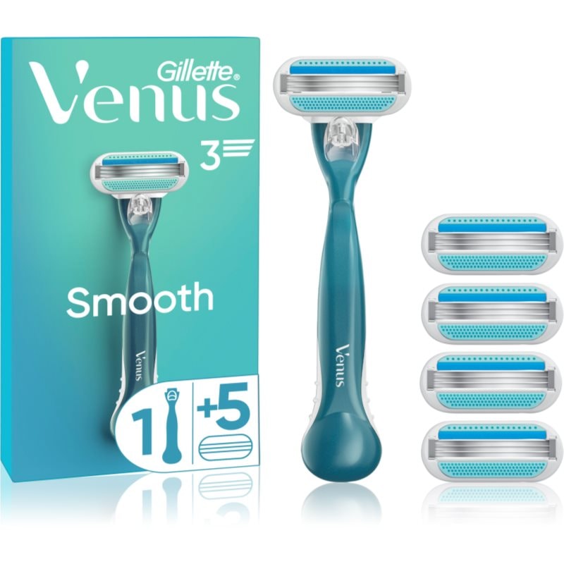Gillette Venus Smooth самобръсначка + резервни остриета - Електроуред - Сравни цени от 1 магазин с безплатна доставка