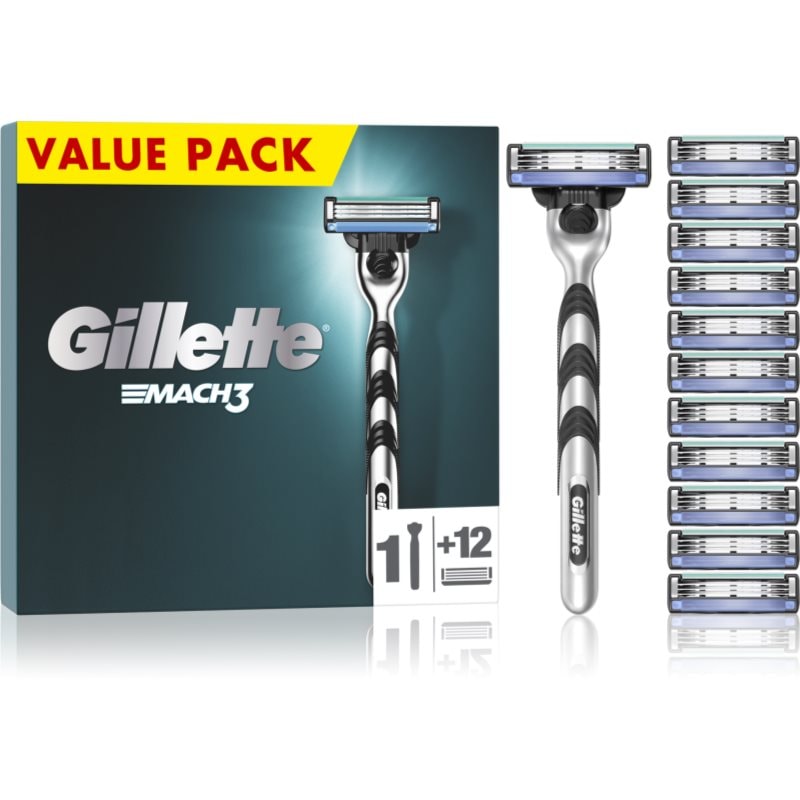 Gillette Mach3 самобръсначка + резервни остриета - Електроуред - Сравни цени от 1 магазин с безплатна доставка