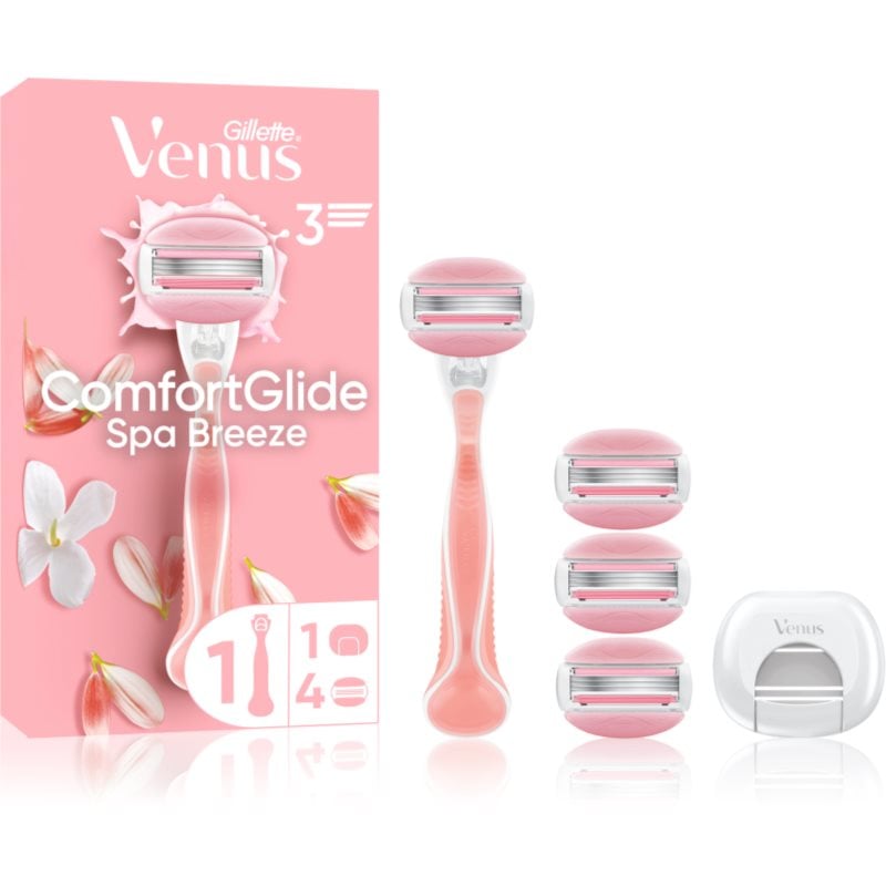 Gillette Venus ComfortGlide Spa Breeze Дамска самобръсначка + резервни ножчета