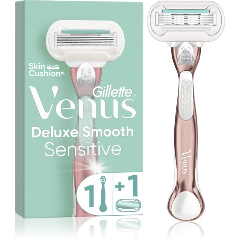 Gillette Venus Extra Smooth Sensitive самобръсначка + резервни глави RoseGold