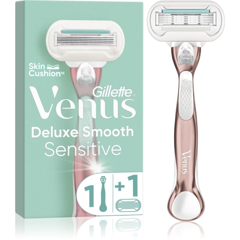 Gillette Venus Extra Smooth Sensitive самобръсначка + резервни глави RoseGold - Електроуред - Сравни цени от 1 магазин с безплатна доставка