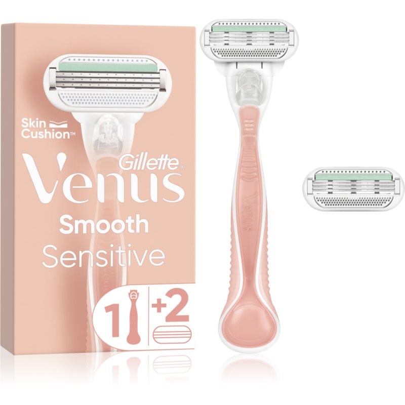 Gillette Venus Sensitive Smooth самобръсначка +2 резервни глави - Електроуред - Сравни цени от 1 магазин с безплатна доставка