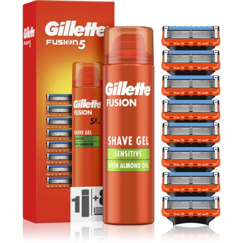 Gillette Fusion5 Sensitive комплект за бръснене - Комплект - Сравни цени от 1 магазин с безплатна доставка
