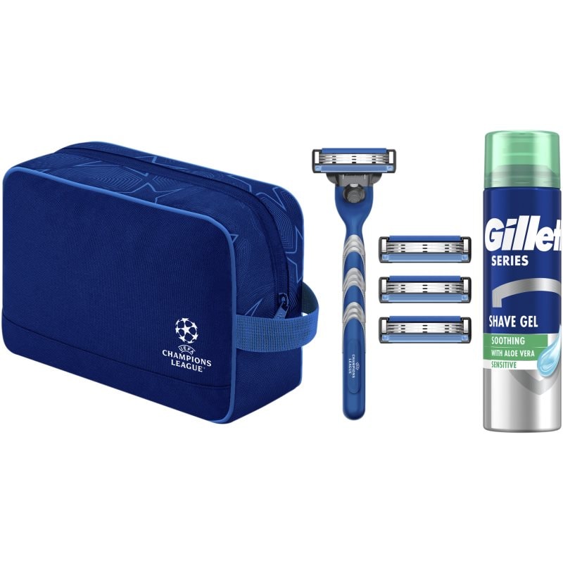 Gillette Champions League Special Edition подаръчен комплект за мъже - Комплект - Сравни цени от 1 магазин с безплатна доставка