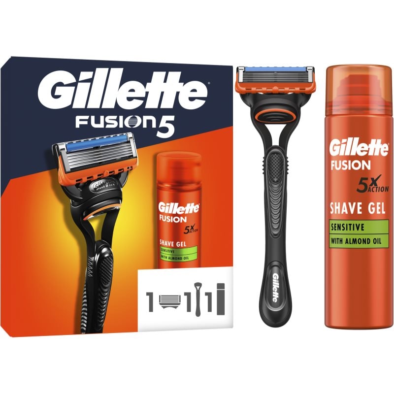 Gillette Fusion5 Gift Set подаръчен комплект за мъже - Комплект - Сравни цени от 1 магазин с безплатна доставка