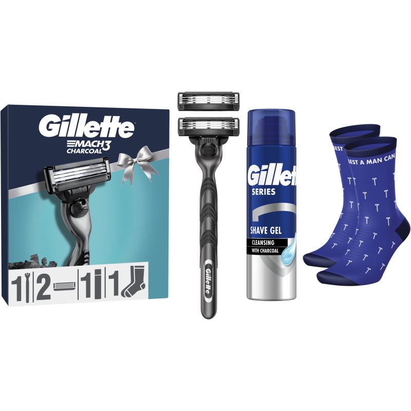 Gillette Mach3 Gift Set подаръчен комплект за мъже - Комплект - Сравни цени от 1 магазин с безплатна доставка