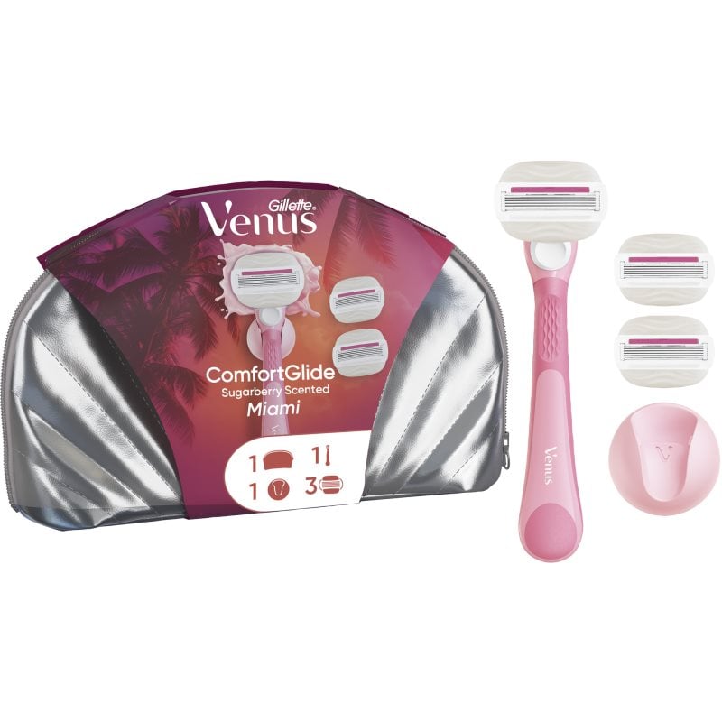 Gillette Venus Comfortglide Sugarberry Miami Gift Set подаръчен комплект за жени