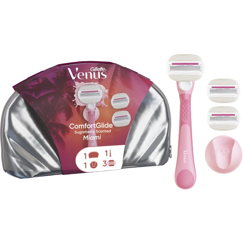 Gillette Venus Comfortglide Sugarberry Miami Gift Set подаръчен комплект за жени - Комплект - Сравни цени от 1 магазин с безплатна доставка