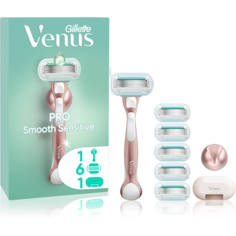 Gillette Venus PRO Smooth Sensitive комплект за бръснене за жени - Комплект - Сравни цени от 1 магазин с безплатна доставка