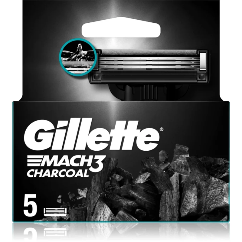 Gillette Mach3 Charcoal Резервни остриета