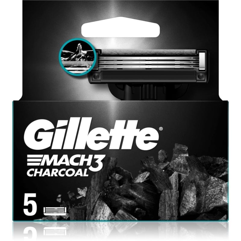 Gillette Mach3 Charcoal Резервни остриета