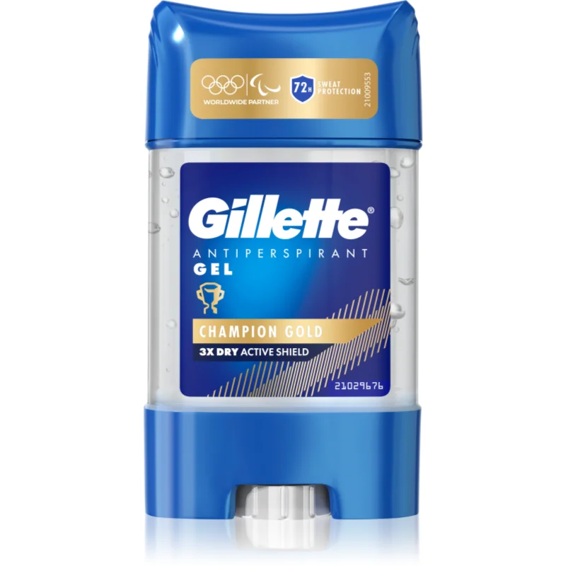 Gillette Champion Gold гел против изпотяване - Грижа за тяло - Сравни цени от 1 магазин с безплатна доставка