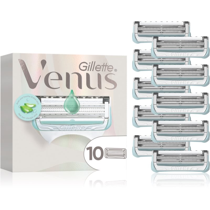 Gillette Venus Satin Care Pubic Hair & Skin Резервни остриета за оформяне на бикини линията