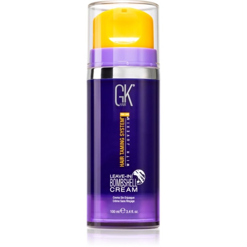 GK Hair Bombshell Leave-In Cream подхранващ балсам без отмиване за всички видове руса коса с дозатор - Грижа за коса - Сравни цени от 1 магазин с безплатна доставка