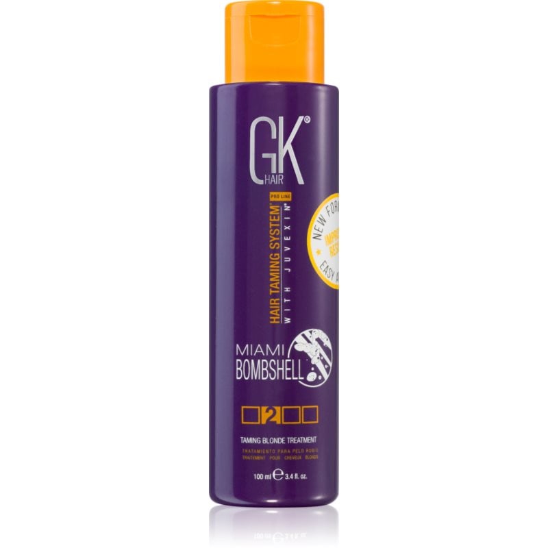 GK Hair Miami Bombshell Taming Blonde Treatment кератинова маска за блонд коса и коса с кичури
